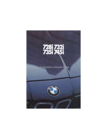 1981 BMW 7 SERIE BROCHURE NEDERLANDS