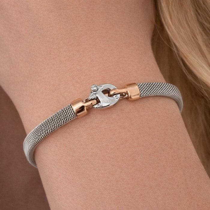 Zonder minimumprijs - Barakà - Armband - 18 karaat Witgoud,, Handtassen en Accessoires, Armbanden