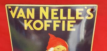 Van Nelles Koffie - Emaille bord - Metaal, Emaille
