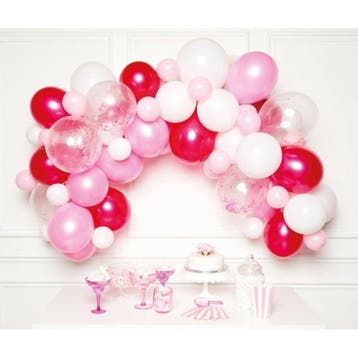 Ballonnenboog Rood Roze Wit, Verzenden, Nieuw