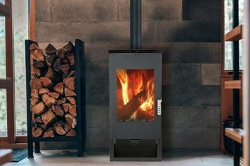 MaxxHome Moderne houtkachel - 7,5 kW - 40x47x97cm - Gesch..., Ophalen of Verzenden, Nieuw