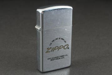 Zippo - Slim Promotional Logo - Zakaansteker - Metaal, Nieuw