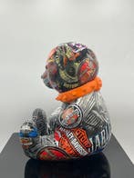 Naor - Bear Harley-Davidson pop art, Antiek en Kunst