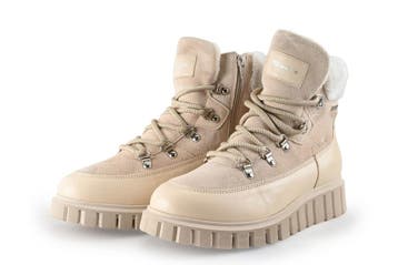 Tamaris Snowboots in maat 39 Beige, Kleding | Dames, Schoenen, Tamaris, Verzenden, Beige, Snowboots