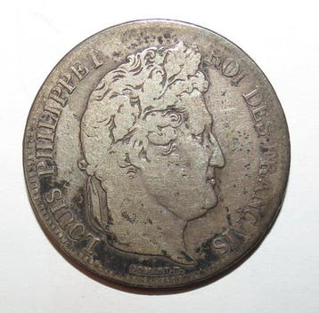 Frankrijk. Louis Philippe I. 5 Francs 1834-MA, Marseille