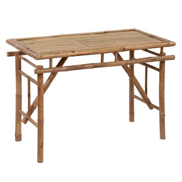 vidaXL Tuintafel inklapbaar 115x50x75 cm bamboe, Verzenden, Nieuw
