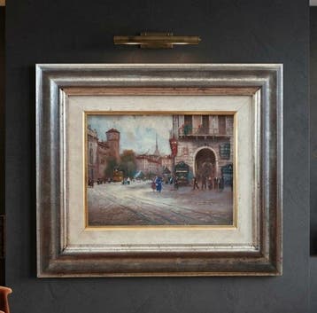 Luciano Ponzio (XX) - Torino Ieri... Piazza Castello