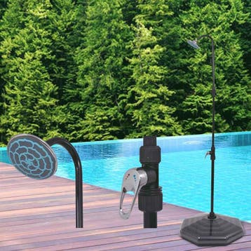 vidaXL Solar douche 20 L aluminium HDPE, Verzenden