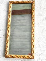 Wandspiegel - Hout, Spiegelglas, stucwerk