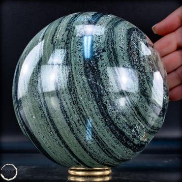 Natuurlijke zeldzame gestreepte Kambaba-jaspis Sphere-, Verzamelen