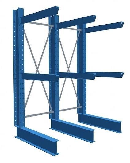 Draagarmstelling NIEUW opslag plaatmateriaal 1,22x2,44/3,05, Articles professionnels, Aménagement de Bureau & Magasin | Entrepôt, Rayonnage & Stockage