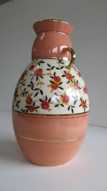 Vase - Céramique - vase boch freres art deco