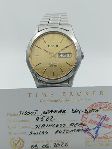 Tissot - Seastar Day-Date - Sans prix de réserve - A582 -