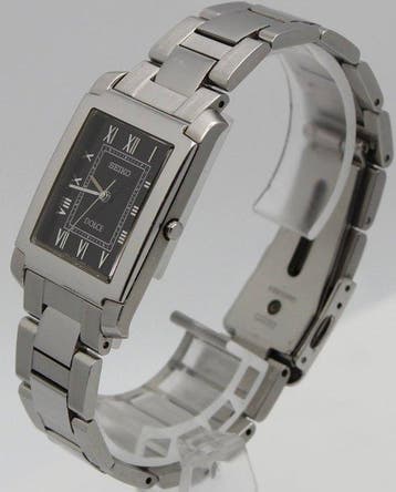Seiko - Dolce Black Roman Dial Rectangular - Zonder