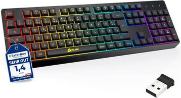 KLIM Gaming Toetsenbord RGB | 28% Retour Deal | Sla nu toe!, Verzenden, Gaming toetsenbord, Nieuw, Overige indelingen