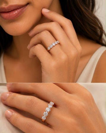 Ring - 14 karaat Roségoud - 2.51ct. tw. Diamant (Lab-grown), Nieuw