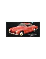 1957 VOLKSWAGEN KARMANN GHIA BROCHURE ENGELS, Ophalen of Verzenden