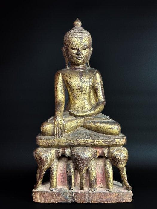 Bouddha - Ava Kingdom - late 16th century - Sculpture -, Antiquités & Art, Art | Art non-occidental