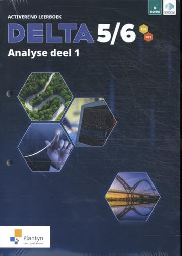 Delta / 5/6 Analyse deel 1 / Activerend leerboek / Delta, Boeken, Verzenden, Zo goed als nieuw, Ylke van Dun