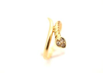 Ring - 18 karaat Geel goud - slang, Nieuw