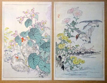 Bairei kacho gafu aki fuyu - Kono Bairei 1844-1895 - Japon -
