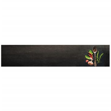 vidaXL Keukenmat wasbaar kruidenprint 60x300 cm fluweel, Verzenden, Nieuw