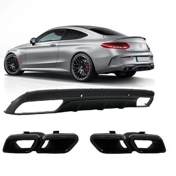 Diffuser | geschikt voor Mercedes-Benz | C-klasse Cabriolet, Verzenden