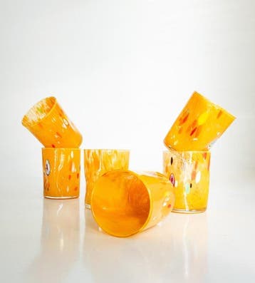 Ribes the Art of Glass - Maryana Iskra - Drinkset (6) - Glas, Antiek en Kunst