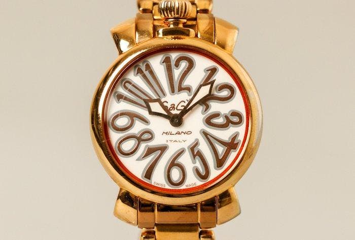 GaGà Milano - Manuale 40 - Sans prix de réserve - 6021 -, Handtassen en Accessoires, Horloges | Heren