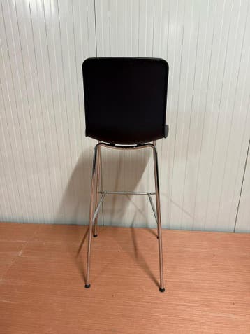 Zwarte Barkrukken Van Vitra - Uitstekende Conditie, Verzenden, Zo goed als nieuw, Kunststof, 60 tot 90 cm