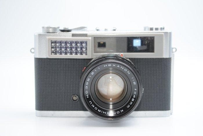Konica S II / Konica Hexanon 48mm F2 Meetzoeker camera, Audio, Tv en Foto, Fotocamera's Analoog
