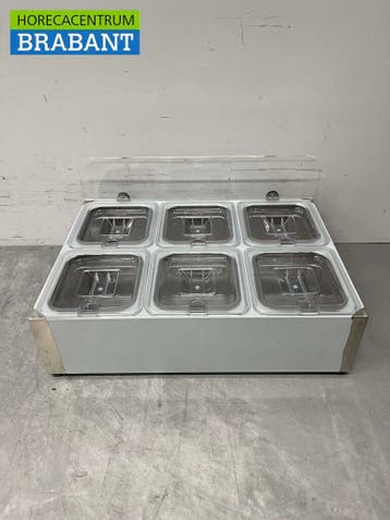 Support de plateau GN en acier inoxydable 6 x 1/6, Verzenden