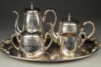 WMF / Geislingen - Service à thé et café - Plaqué(e) argent