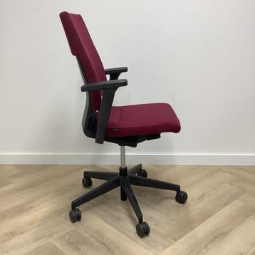 Wilkhahn Neos ergonomische bureaustoel, Bordeauxrood - zwart, Ergonomisch, Gebruikt, Bureaustoel