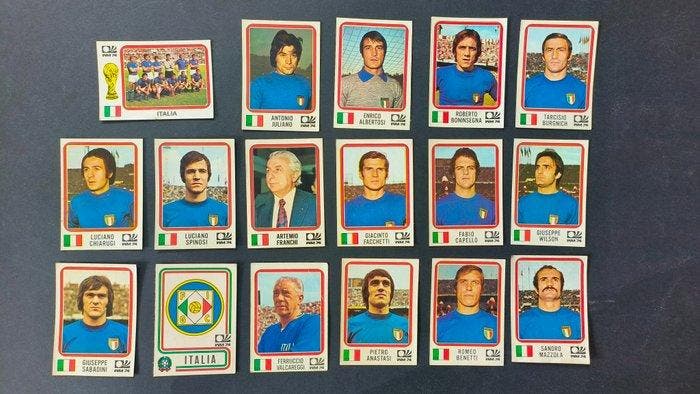 1974 Panini Panini Monaco Munchen 74 Italia Quasi Completa, Verzamelen, Stickers