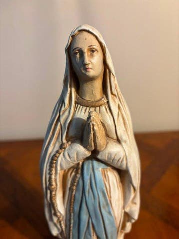 Statue, Onze-Lieve-Vrouw - 30 cm - Plâtre, Peindre