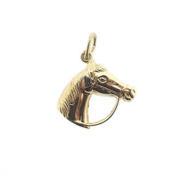 Gouden hanger van een paard (Hanger of bedel), Ophalen of Verzenden