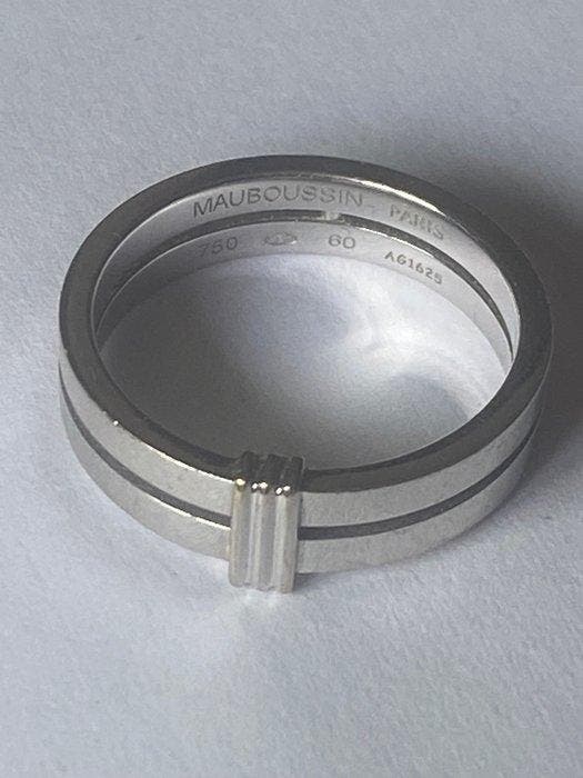 Mauboussin - Ring - 18 karaat Witgoud - unisex, Bijoux, Sacs & Beauté, Bagues