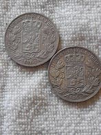 België. Leopold I en Leopold II. 5 Francs 1865, 2 x