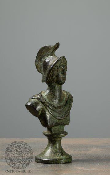 Romain antique Bronze Buste de Mars – Réplique en bronze