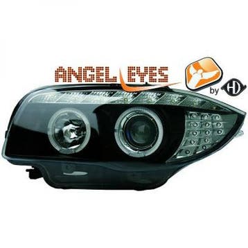 Carnamics Koplampen | BMW  | Angel Eyes zwart, Verzenden
