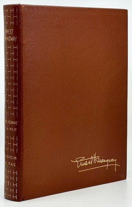 Ernest HEMINGWAY / André MASSON, André MINAUX, Jean CARZOU,, Antiek en Kunst, Antiek | Boeken en Manuscripten