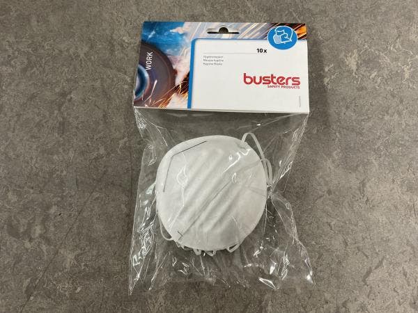Veiling - 28x Busters mondmasker 10-pack, Tuin en Terras, Werkkleding