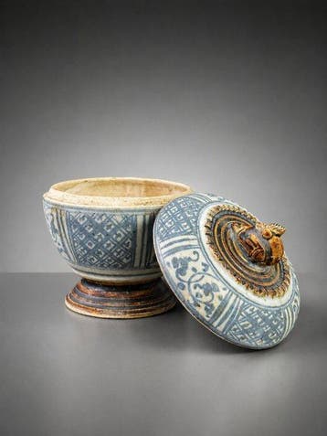 Pot - Keramiek - Sukhothai keramiek 15e eeuw., Antiek en Kunst