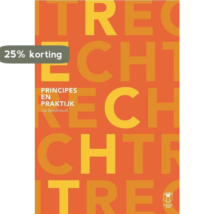 Recht 9789038223483 Jos Speybrouck, Boeken, Wetenschap, Zo goed als nieuw, Verzenden