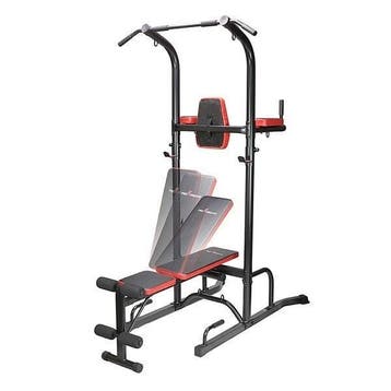 Home Gym Halterbank | Zwart Metaal | Beste Prijs, Sport en Fitness, Krachtstation, Ophalen of Verzenden, Metaal, Armen
