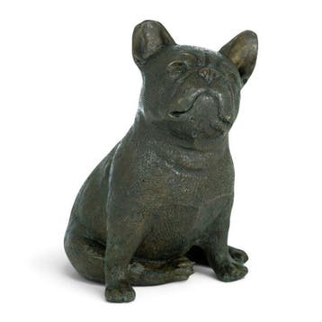 sculptuur, Charming French Bulldog - 3.7 kg - 20 cm - Brons