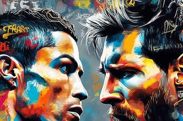 IPR Graph - Messi vs. Ronaldo: La Batalla de los G.O.A.T.