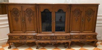 Enfilade Vitrée - Dressoir - Eik - Lodewijk XV