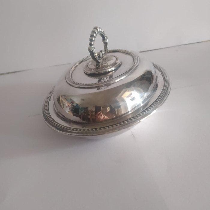 Schaal - Metaal - Victoriaans verzilverd, Antiek en Kunst, Antiek | Meubels | Tafels